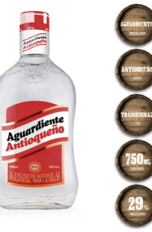 AGUARDIENTE ANTIOQUEÑO TAPA ROJA